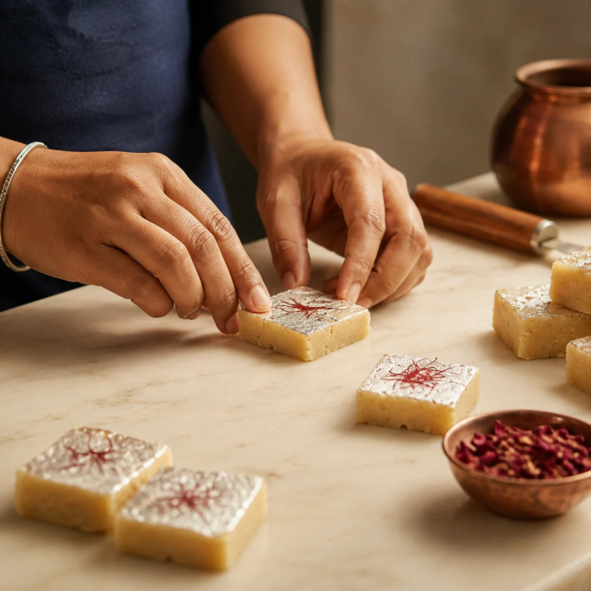 Inside the Aditi Sweets kitchen